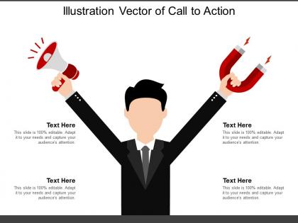 Illustration vector of call to action