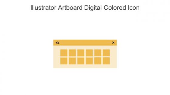 Illustrator Artboard Digital Colored Icon In Powerpoint Pptx Png And Editable Eps Format