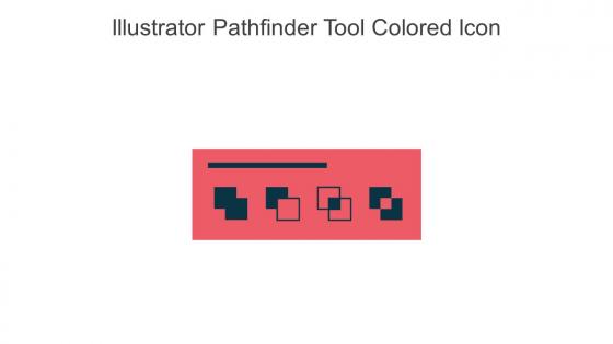 Illustrator Pathfinder Tool Colored Icon In Powerpoint Pptx Png And Editable Eps Format