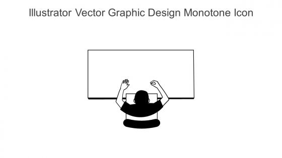 Illustrator Vector Graphic Design Monotone Icon In Powerpoint Pptx Png And Editable Eps Format