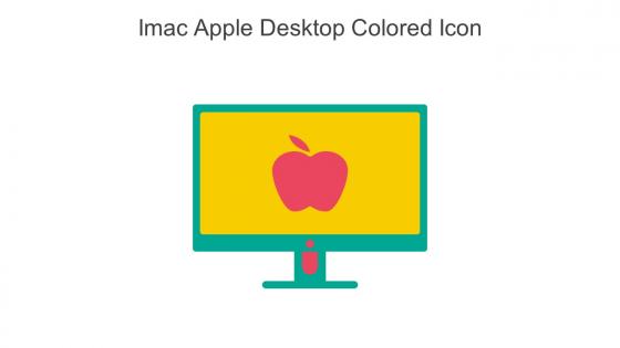 Imac Apple Desktop Colored Icon In Powerpoint Pptx Png And Editable Eps Format