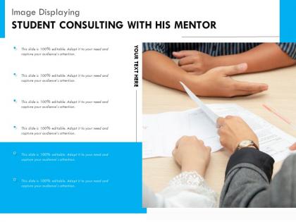 Image displaying student consulting with his mentor
