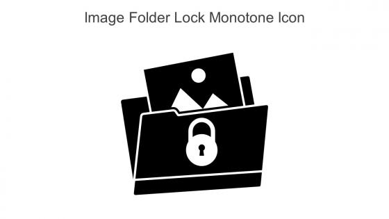Image Folder Lock Monotone Icon In Powerpoint Pptx Png And Editable Eps Format