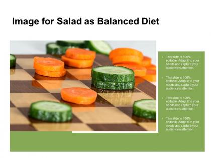 Image for salad as balanced diet