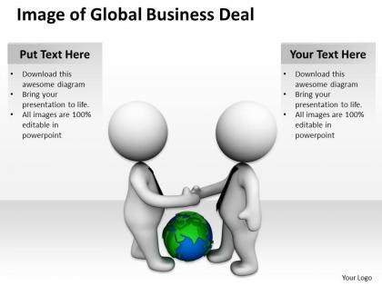 Image of global business deal ppt graphics icons powerpoint