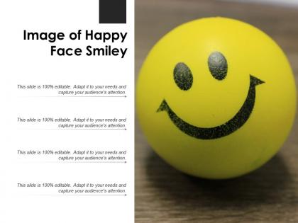 Image of happy face smiley