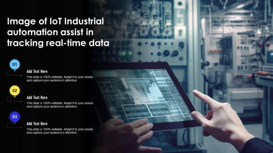 Image Of IoT Industrial Automation Assist In Tracking Real Time Data