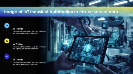 Image Of IoT Industrial Automation To Ensure Secure Data