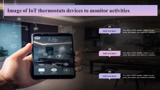 Image Of Iot Thermostats Devices To Monitor Activities