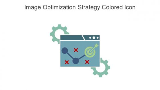 Image Optimization Strategy Colored Icon In Powerpoint Pptx Png And Editable Eps Format