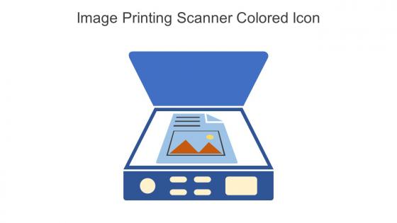 Image Printing Scanner Colored Icon In Powerpoint Pptx Png And Editable Eps Format