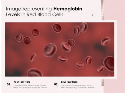 Image representing hemoglobin levels in red blood cells