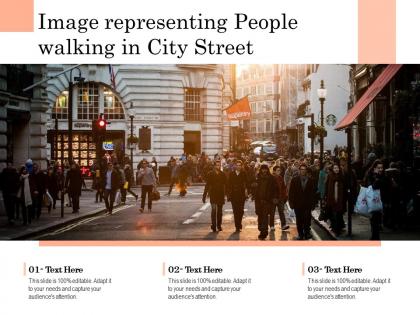 Image representing people walking in city street
