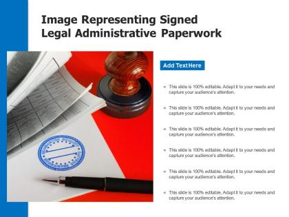 Image representing signed legal administrative paperwork