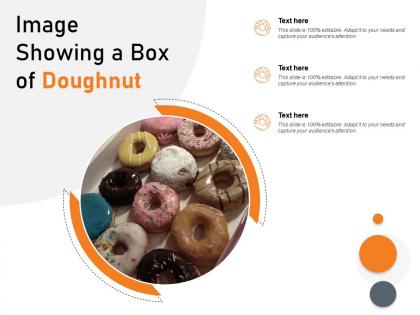 Image showing a box of doughnut