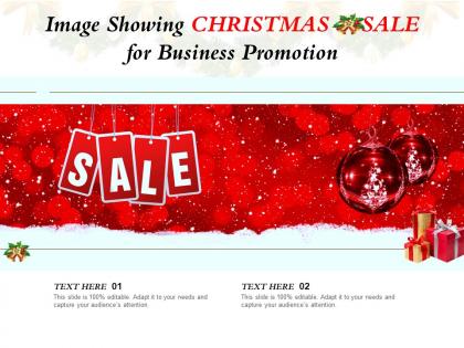 Image showing christmas sale for business promotion