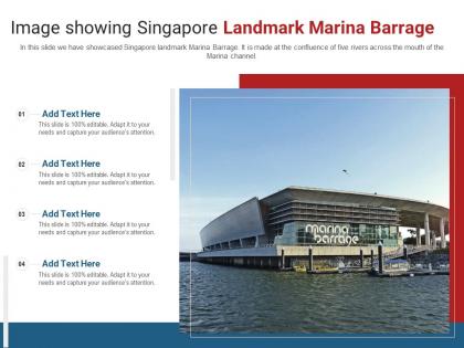 Image showing singapore landmark marina barrage powerpoint presentation ppt template