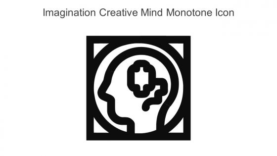 Imagination Creative Mind Monotone Icon In Powerpoint Pptx Png And Editable Eps Format