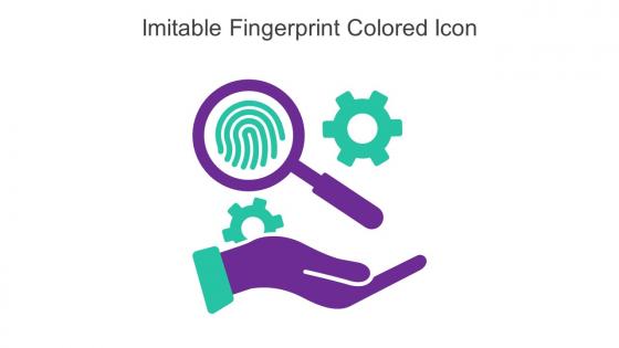 Imitable Fingerprint Colored Icon In Powerpoint Pptx Png And Editable Eps Format