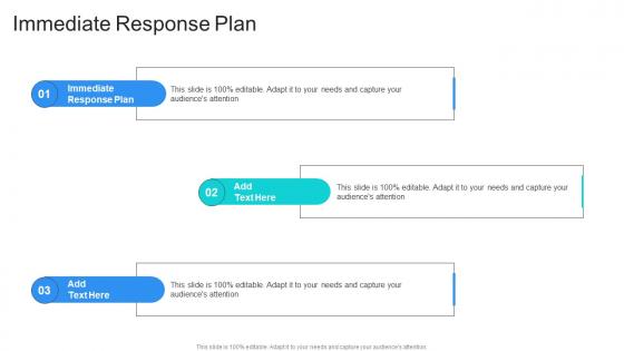 Immediate Response Plan In Powerpoint And Google Slides Cpb