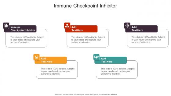 Immune Checkpoint Inhibitor In Powerpoint And Google Slides Cpb