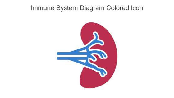 Immune System Diagram Colored Icon In Powerpoint Pptx Png And Editable Eps Format