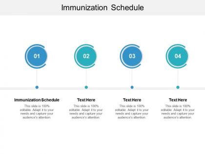 Immunization schedule ppt powerpoint presentation summary graphics download cpb