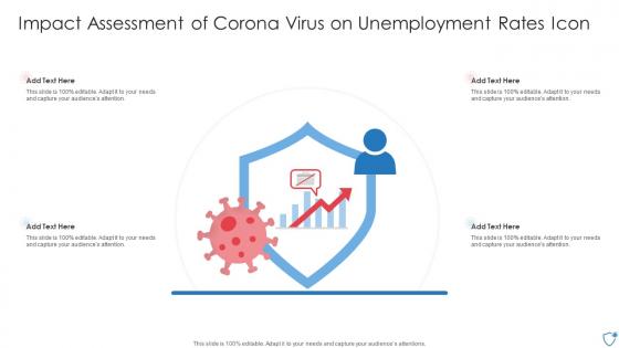 Impact Assessment Of Corona Virus On Unemployment Rates Icon