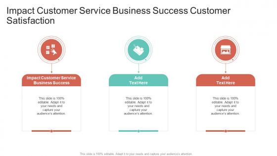Impact Customer Service Business Success Customer Satisfaction In Powerpoint And Google Slides Cpb