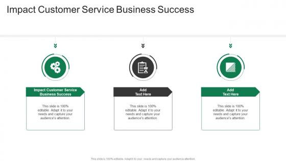 Impact Customer Service Business Success In Powerpoint And Google Slides Cpb