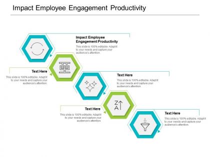 Impact employee engagement productivity ppt powerpoint presentation portfolio brochure cpb