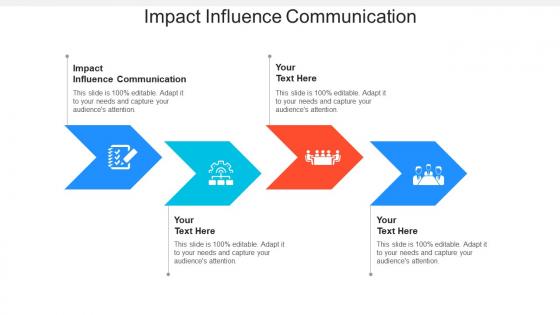 Impact influence communication ppt powerpoint presentation infographic template cpb