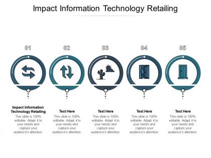 Impact information technology retailing ppt powerpoint presentation file graphics template cpb