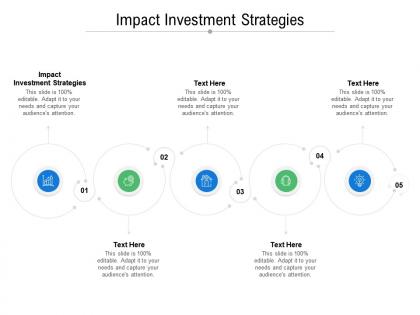 Impact investment strategies ppt powerpoint presentation styles shapes cpb