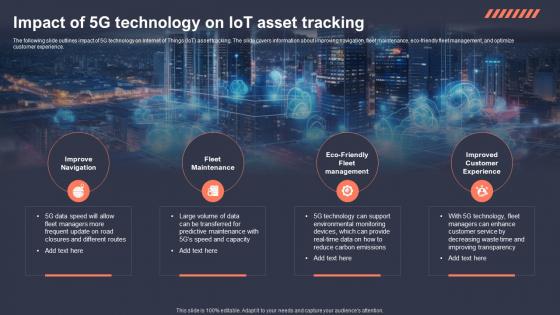 Impact Of 5g Technology On IoT Asset Tracking Role Of IoT Asset Tracking In Revolutionizing IoT SS