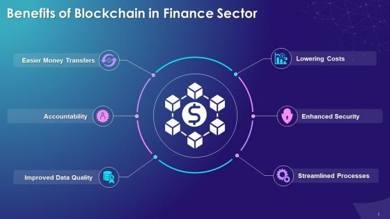 Impact Of Blockchain On The Financial Sector Training Ppt