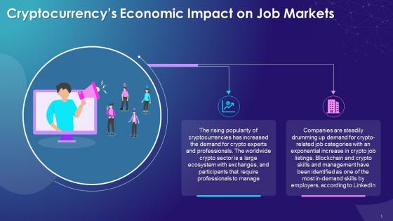 Impact Of Cryptocurrencies On Job Markets Training Ppt