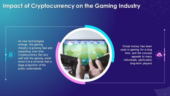 Impact Of Cryptocurrency On The Gaming Industry Training Ppt