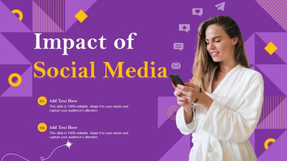 Impact Of Social Media Ppt PowerPoint Presentation Diagram Images