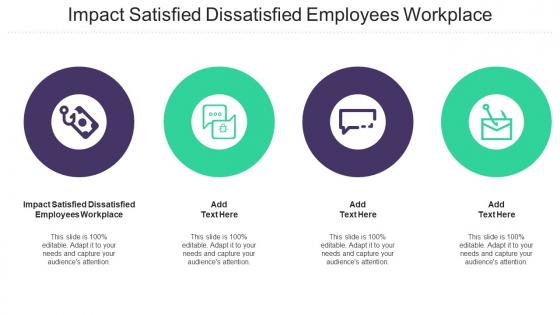 Impact Satisfied Dissatisfied Employees Workplace In Powerpoint And Google Slides Cpb