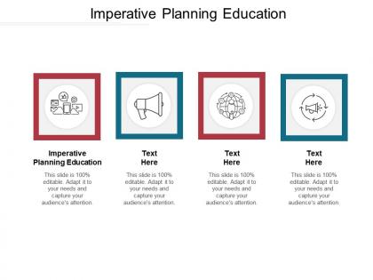 Imperative planning education ppt powerpoint presentation show tips cpb