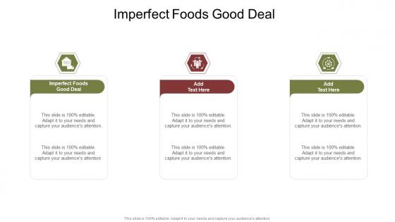 Imperfect Foods Good Deal In Powerpoint And Google Slides Cpb