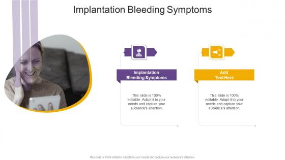 Implantation Bleeding Symptoms In Powerpoint And Google Slides Cpb