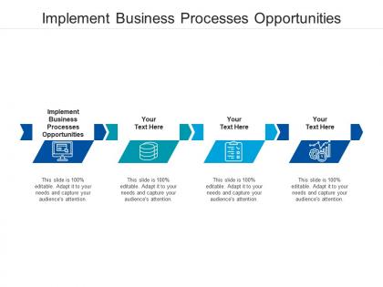Implement business processes opportunities ppt powerpoint presentation graphics cpb