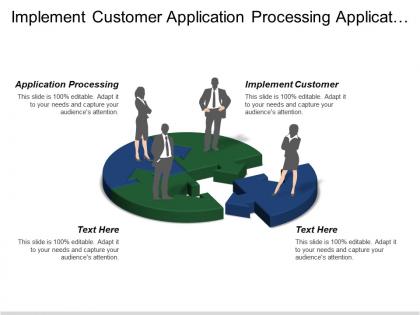 Implement customer application processing application processing approaching organized