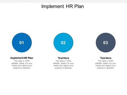 Implement hr plan ppt powerpoint presentation model icons cpb