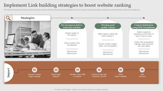 Implement Link Building Strategies To Boost Search Engine Marketing To Increase MKT SS V