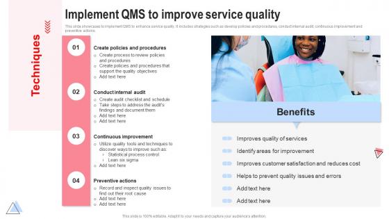 Implement QMS To Improve Service Quality Implementing Hospital Management Strategies To Enhance Strategy SS