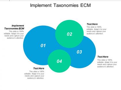 Implement taxonomies ecm ppt powerpoint presentation ideas infographic template cpb