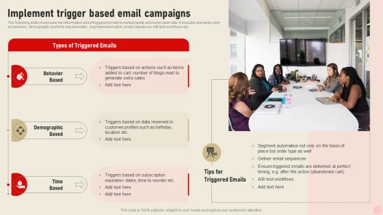 Implement Trigger Based Email Campaigns Integrating Real Time Marketing MKT SS V